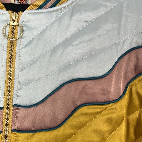 Classic Rock Couture Dolly Western Mustard Bomber Jacket - Picture 10 of 16